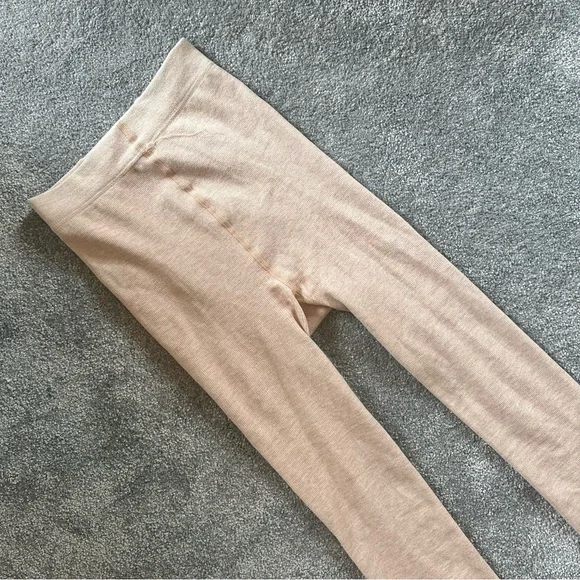 Romastory Women's light pink winter warm fleece lined tights leggings, Size S-M - Picture 7 of 12